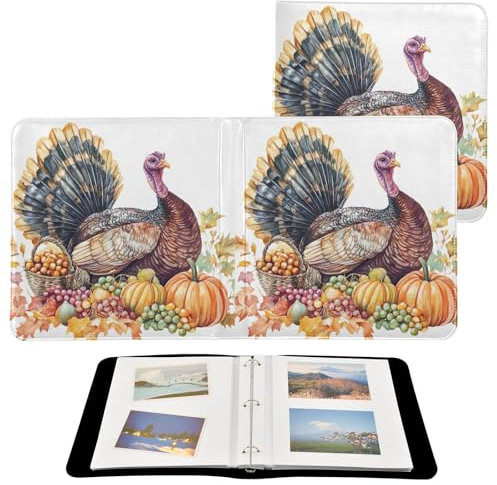 Aquarell-Fotoalbum, Türkei, Erntedankfest, PU-Leder, Familien-Fotoalben, 20 Seiten