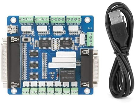 5 Achse CNC Stepper Motor Triver Controller, LPT -Board -Schnittstelle für parallele Steuerelement -CNC -Software