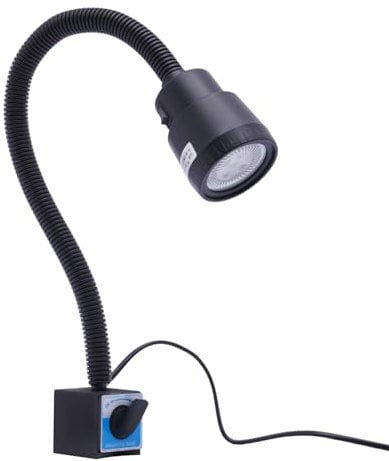 LED CNC Werkzeugmaschinenleuchte, flexible Armleuchte, Arbeitsleuchte, Werkzeugmaschinenleuchte mit Magnetfuß, wasserdichte für Drehbank Fräsen Bohren Nähmaschine industrielle Beleuchtungswerkzeuge
