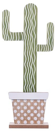 Cactus decorativo in legno h. 44 cm, La Campagna