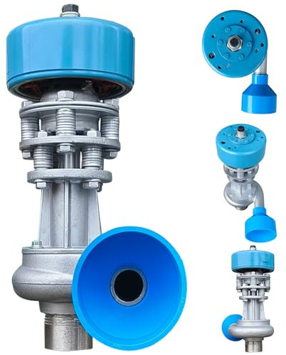ZHOZHUT 1000W Wasserkraftgenerator 220V Hydroelektrischer Generator Mit Vorschaltgerät Und 75-mm-PVC-Einlassfitting, Wasserkraft Wasser Generator Für Den Außeneinsatz, Beleuchtung, Aufladen,1kw,220V