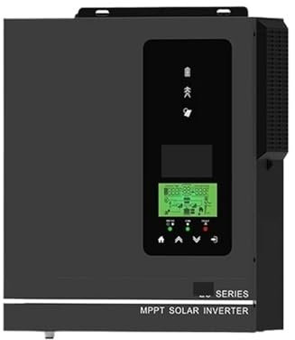 AMEHRU Onduleur réseau 1000 W 1500 W avec Chargeur Solaire MPPT 80 A intégré, onduleur Hors réseau 24 V 12 V 220 V à Onde Pure(1500W 24VDC)