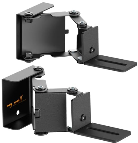 my wall Universale Soundbar Halterung - HZ34L, Wandmontage, Ausziehbar und Schwenkbar, Blockiert keinen nach Oben gerichteten Sound, Minimalistisches Design, Bis 10 kg, Inkl. Montagezubehör