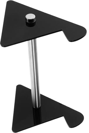 Hemobllo Thickened Black Acrylic Tilted Keyboard Stand for Desk Mechanical Keyboard Holder Anti-skid Base for Office Use