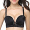 FallSweet Add Two Cups Bras Brassiere for Women Push Up Padded Unlined, 70A/B, Black