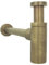 Flaschensiphon Waschbecken felxibel Geruchsverschluss Siphon aus Messing im Landhaus Design