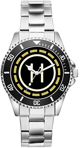 KIESENBERG Geschenk für Hubschrauber Fan Pilot Flieger Uhr 2729