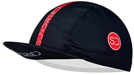 Sundried Cycling Under Helmet Skull Cap Cycling Hat Accessories Bicycle Cap (Black)
