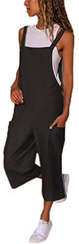 FRAUIT Salopette Donna Estiva Elegante Salopette Ragazza Eleganti Premaman Pantaloni Donne Larghi Pantaloni Ragazze Larghi Vita Bassa Romper Jumpsuit Pagliaccetto Monopezzi Tutine