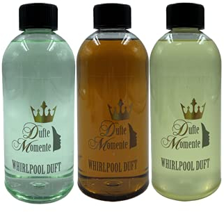 Dufte Momente Whirlpool Duft 3 x 500ml - Eukalyptus, Kokos - Vanille, Lemongras - das exklusive Set für Ihr Home Spa mit naturreinen und natürlichen ätherischen Ölen