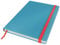 Leitz kariertes Hardcover Notizbuch in großem B5-Format (Tablet, iPad), 80 Blatt, 160 Seiten, 100 g/m² Papier FSC-zertifiziert, Soft-Touch, Ideal für Büro, Studium, Journal Buch, Blau, Cosy, 44820061