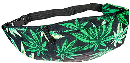 cosey - Bauchtasche Damen und Herren, stylische Hüfttasche, Gürteltasche für Reise, Sport & Outdoor - Design Hanf