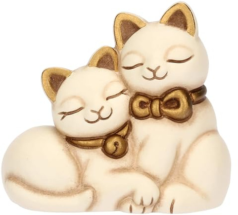 Coppia gattini in ceramica