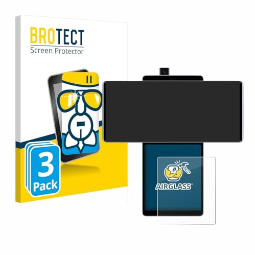 brotect Protection Écran Verre pour LG Wing (Affichage arrière) (3 Pièces) Film Protecteur Vitre 9H [Anti-Rayures, Transparent]