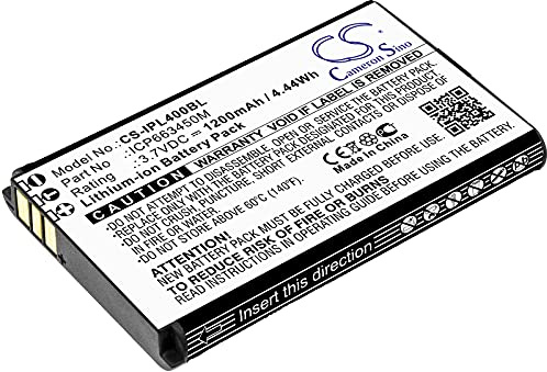 TCTK Akku 1200mAh Kompatibel mit [Infinite Peripherals] Linea Pro 4 Ersetzt ICP663450M