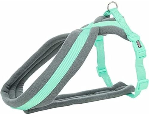 Komfort Premium Geschirr L-XL: 70-110 cm/25 mm.Minze