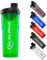 Alpha Designs | 1l Protein Shaker Bottle 1000ml Protein Shake Mixer | Leakproof Screw Cap | Green