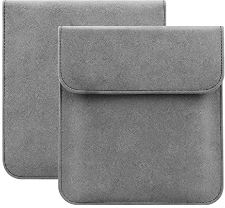 HoYiXi Universal Sleeve Case for 7 Inch Kindle Oasis 2019 & 2017 / Kobo Libra 2 E-Reader/PocketBook E-Book Reader Era Protective Bag Pouch Cover, Gray