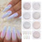 GZSYY Chrome Glitzerpuder Spiegel Nagel 7PCS Nagel Pigment Pearl Nagel Metallic Mirror Glitzer Nagelpuder Chrome Powder Pearls