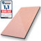 Aluverbund 24 Aluverbundplatte, Aluminium Platte, 3mm dick, Kupfer-Gebürstet/008, 40x50cm