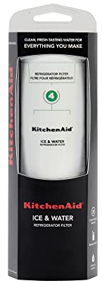 KitchenAid Filtro de hielo y agua, Filtrador de Agua para Refrigerador 4 - KAD4RXD1, Paquete Individual, Verde
