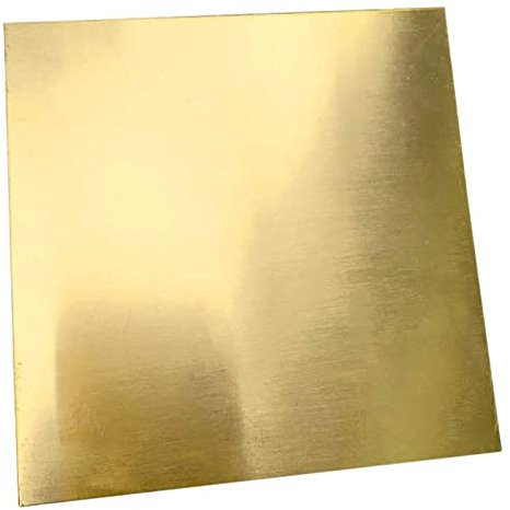 ANSNOW Brass Plate Brass Sheet for Metalworking Craft DIY, Length and Width Size 4X6 inch Thickness Various Specifications,5Mm Metal Copper Foil/2.5Mm