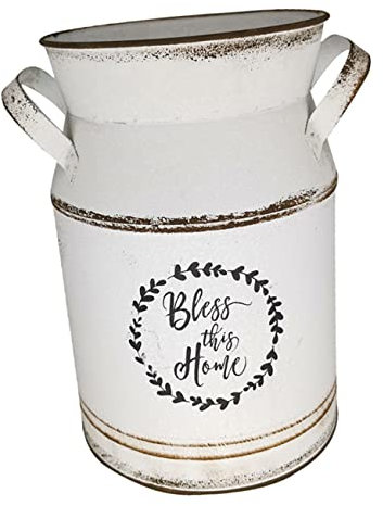 PRETYZOOM Pot De Fleurs Style Campagne Contenant à Fleurs Arrangement Floral Pot Décoratif Intérieur