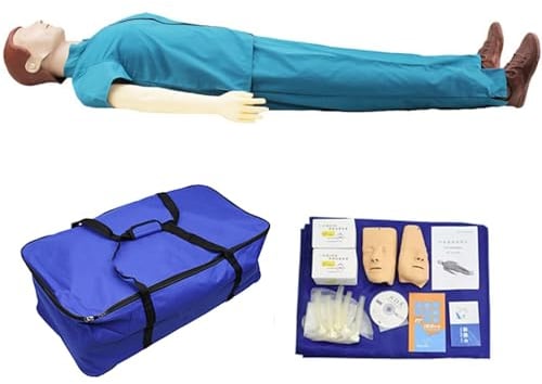MNBVH CPR-Dummy, Ganzkörper-CPR-Puppe, Erwachsenen-trainingspuppen-Set Für Die Medizinische Ausbildung Von ärzten Und Krankenpflegern