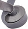nbeads 2m PU Lederriemen, 2.5cm Breite Flache Lederriemen für Einseitige Tooling Lederstreifen für Geflochtene Projekte Kleidung Geldbörsen Schmuck Handwerk Machen, Grau