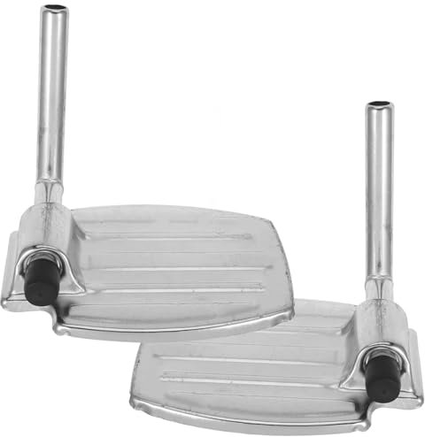 HAWILLOSCH 2stücke Rollstuhlfußstütze Hochklappbar Ersatz-rollstuhlfußstütze Rollstuhlbeinstütze Rollstuhlpedal Zubehör Für Und