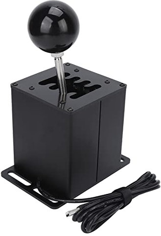 ZJchao Sim Racing Shifter USB Simulator Shifter für Sim Racing 7+R Shifter H Schalthebel - COMPATIBEL für ATS, ETS, DUST, WRC Spiel [video game]