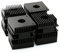 HOMSFOU 3pcs Aluminum Radiator Laptop Cooler Heating Sock Thermal Pads Heat Tape Heat Reflective Window Film Heat Sink Laptop Cooling Stand Laptop Cooling Pads Black
