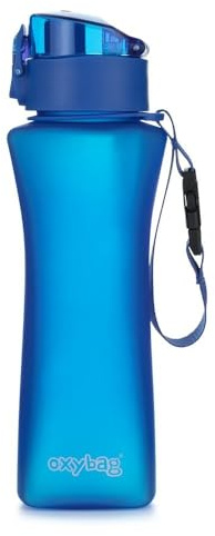 OXYBAG OXY TWiST 550 ml Trinkflasche Kinder, BPA-frei & Tritan, Auslaufsicher & Spülmaschinenfest, Mit Filter für Früchte, Schule, Sport & Freizeit