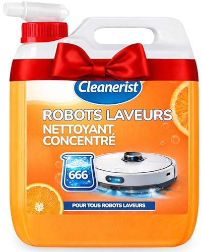 Cleanerist | 10L Detergente Robot Lavapavimenti Arancia (666 dosi) - 15ml su 300ml - Universale per tutti i modelli - Concentrato 1:20 - Senza aloni