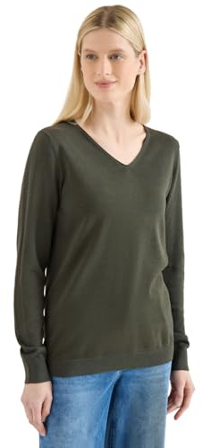 Cecil Damen Langarm Pullover mit Rippdetail