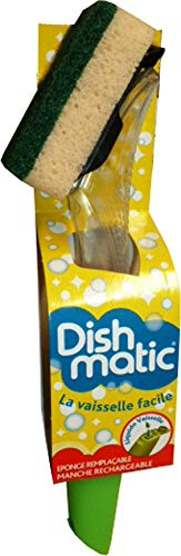 Dishmatic Manche avec Éponge Grattante