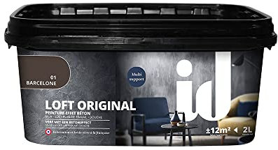 Peinture décorative LOFT BETON ORIGINAL 2L BARCELONE - ID Paris