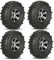 KEEDA 110mm 1,9 Zoll Metall Beadlock Räder und Gummireifen für 1/10 RC Rock Crawler Car Axial SCX10 TRX4 RC4WD D90 TF2