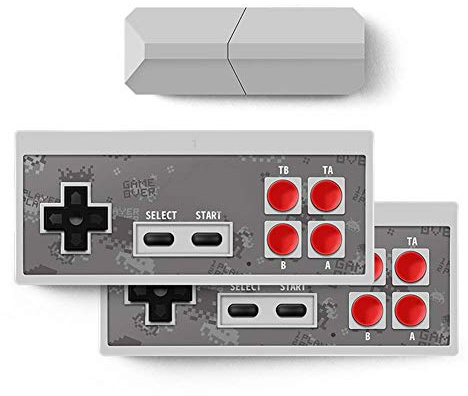 ECOSWAY die Retro Stick USB Kabellos Handgehalten für TV Videospiel Langlebig Videospiel Controller - A