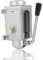 Manuelle Schmierpumpe, 500CC 4mm Doppelauslassanschluss Schmierölpumpe Manuelle Ölpumpe Handschmierung, Doppelanschluss Manuelle Pumpe Schmieren Manuelle Ölpumpe