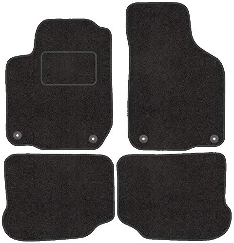 Fußmatten mit Clips 4er Set für VW Golf 4 IV 1997-2006 Velours Automatten
