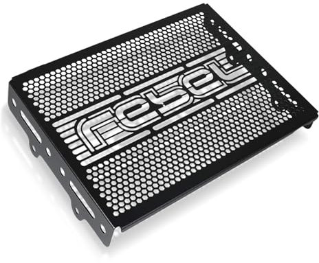 YIEBA REBEL 500 REBEL 300 Motociclo Radiatore Griglia Protezion Copertura Per REBEL CM/CMX 300 2017-2024 REBEL CM/CMX 500 2020-2026(Nero)