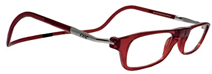 CliC Eyewear - Lesebrille für Damen und Herren XXL - Lesebrille mit Magnet - Aus Polyamid TR90 - Flexible Einstärkenbrille - Rot 3.0