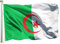 Cosymate Algerische Nationalflagge Drapeau de l'Algérie Bandera de Argelia, Algerische Fußball-Flagge, 90x150 cm, mit Messingösen, lebendige Farbe, UV-beständig, Segeltuch-Kopf, doppelt genäht