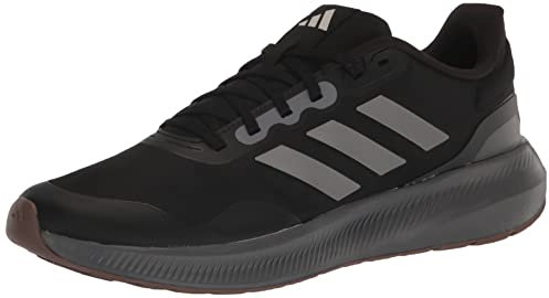 adidas Herren Runfalcon 3.0 Trail Schuhe, Schwarz, Grau, Carbon, 43 1/3 EU