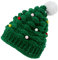 KINBOM Weihnachtsbaum Mütze, Süß Unisex Weihnachtliche Mütze Strickmütze Beanie Mütze Grün Weihnachten für Damen Herren Erwachsene Party Alltag