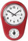 Tyenaza Retro Wanduhr, Vintage Hängeuhr Home Kitchen Timer Raumdekoration Rot für Wohnzimmer im Innenbereich