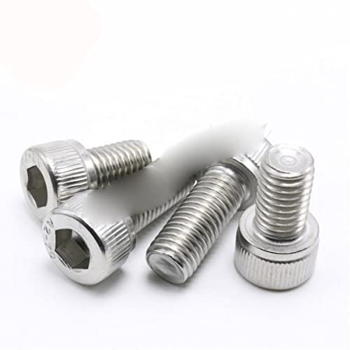 10pcs 10#-32 Inch Length 304 Stainless Steel Coarse Thread Allen Head Screw Cap Hex Hexagon Socket Bolt-10-32,3/4,Stainless Steel 304