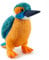 Zappi Co Kingfisher Plüschtier (27 cm) – lebendiges, weiches, umweltfreundliches Spielzeug, perfekt für Kinder, von der Natur inspiriertes Spiel, aus recyceltem Material
