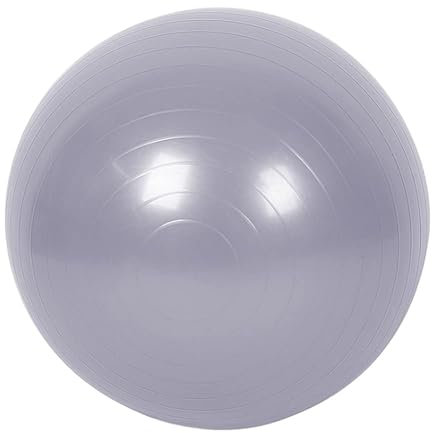 Xiedeai 65cm Exercise Ball with Hand Pump Anti-Slip Yoga Ball Anti-Burst Balance Balls Fitness Accessories for Pilates, Physical Therapy, Pregnancy, Core Training, Grey